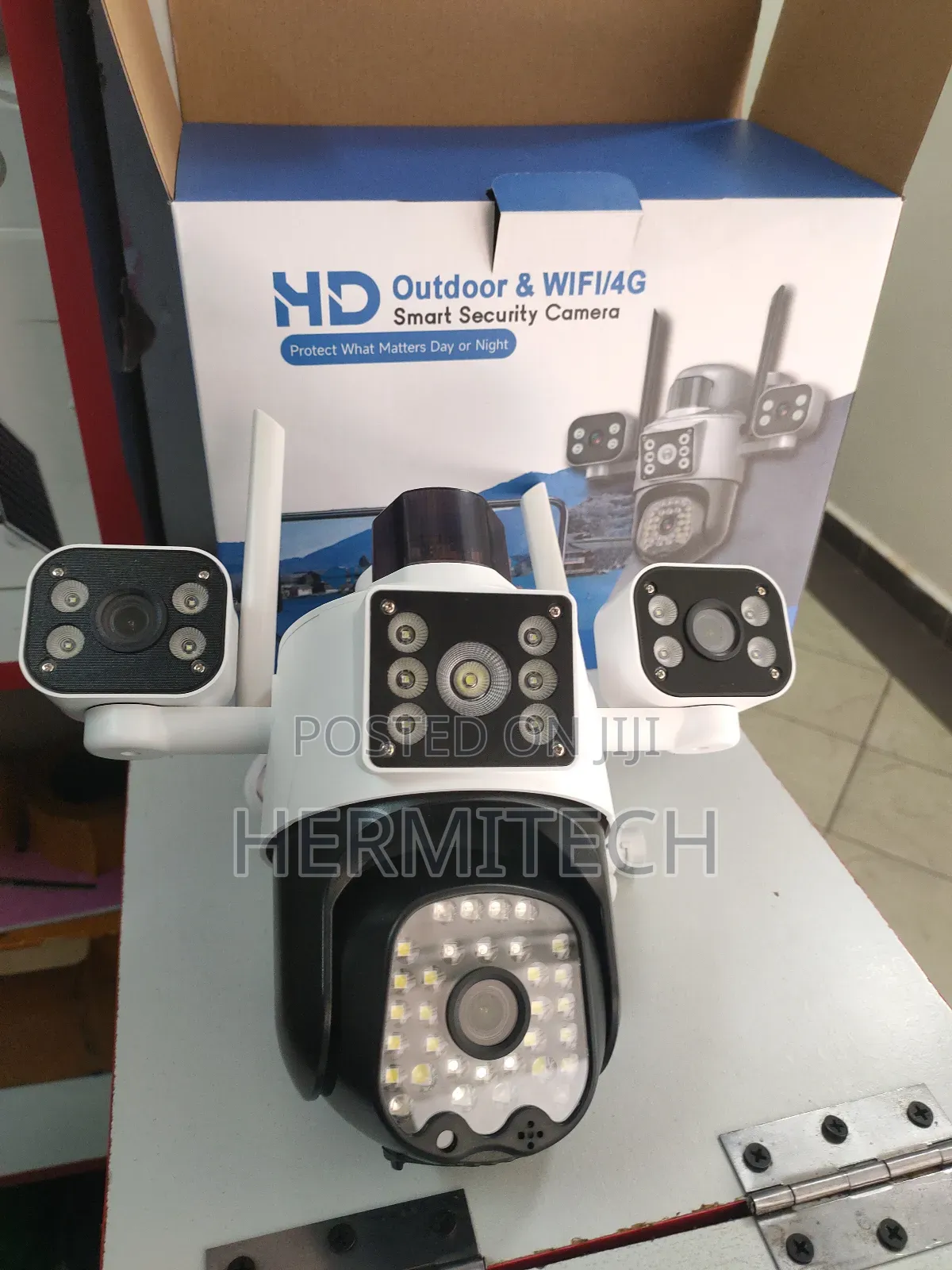 Tripple Lens Wifi Model With Alarm Siren