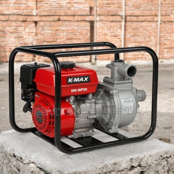 K-Max 2-Inch 7hp Petrol Water Pump Fuel-Efficient Engine Portable Cage