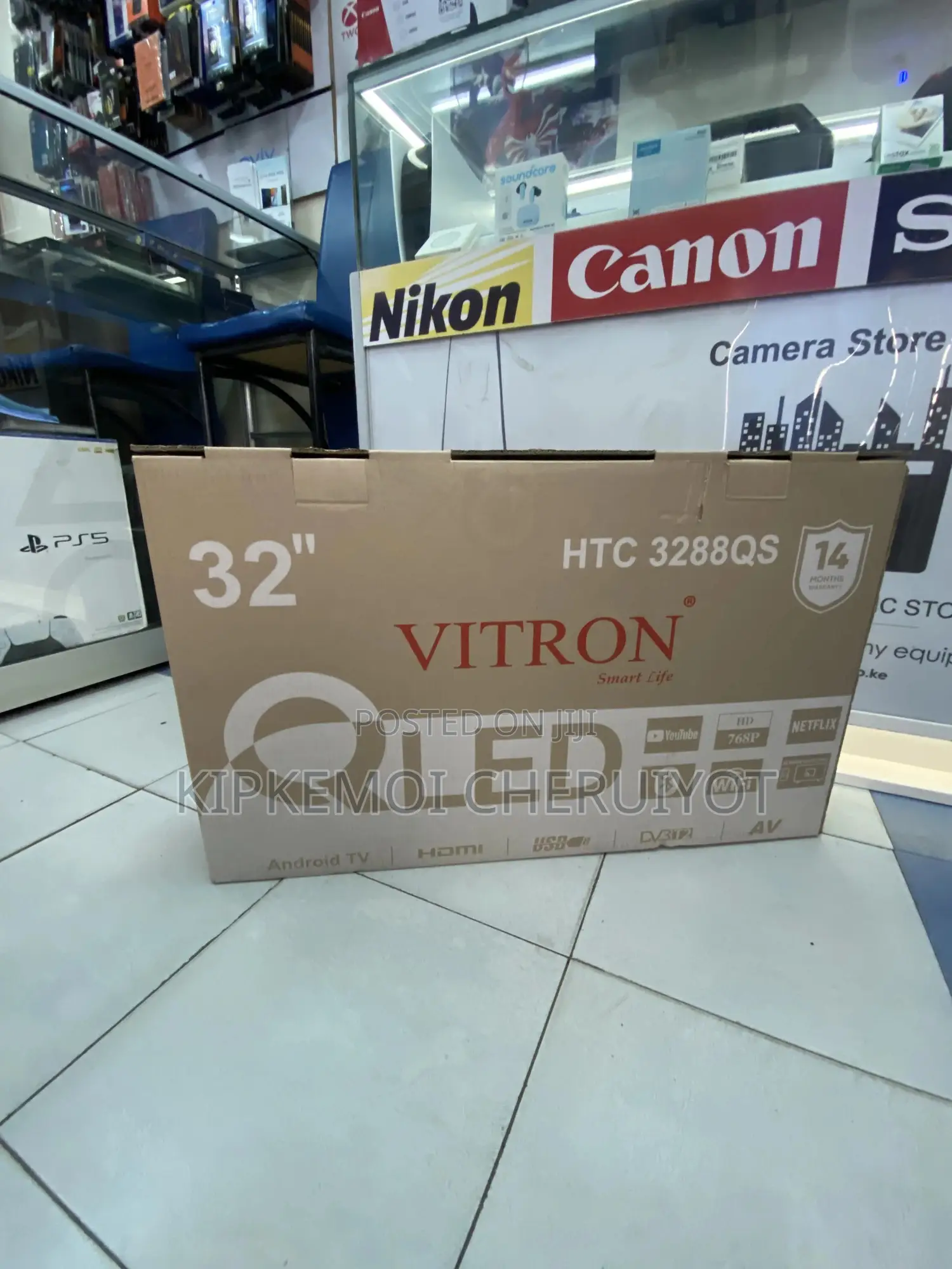 Vitron 32 Inches Qled Smart Android Tv – HTC 3288qs