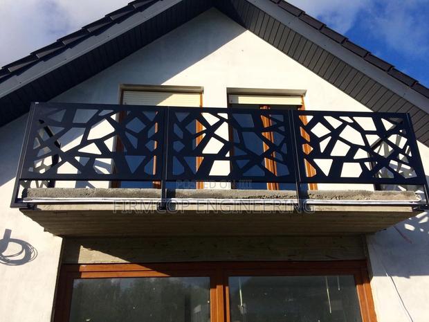 Modern CNC Laser Cut Balcony Guard Railings