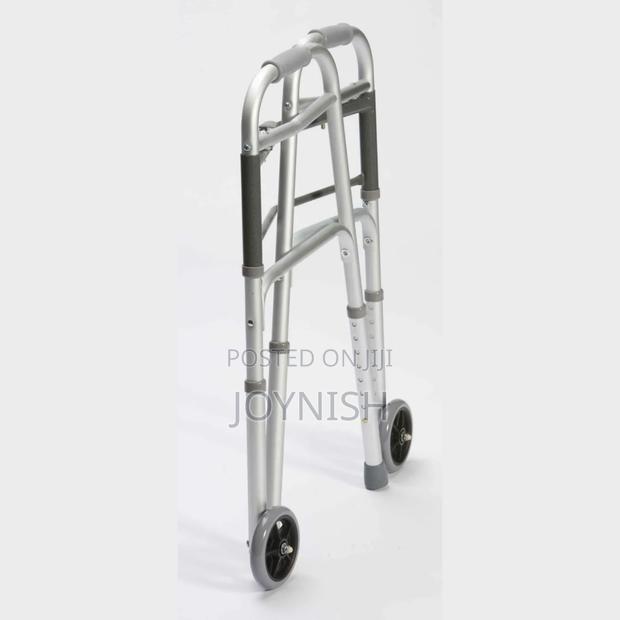 Foldable Walking Frame With Wheels - thumbnail 3