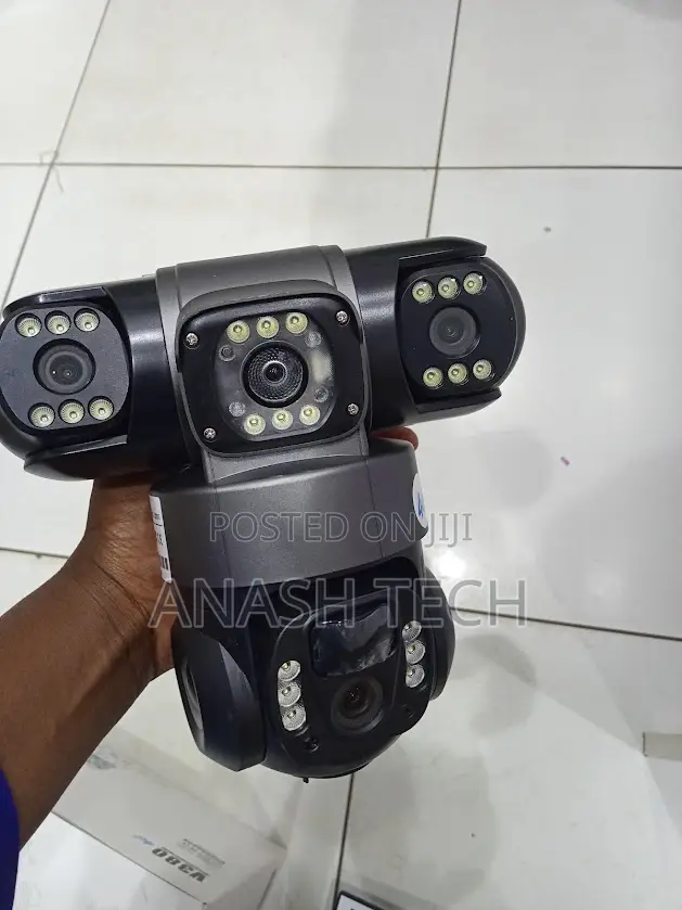 12mp 4g PTZ Triple Lens Solar Camera, Ip66 Waterproof