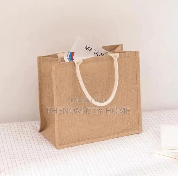 Linen Shopping Jute Bags a Available - thumbnail 3