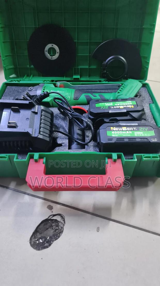 Heavy Duty Cordless Newbeat Angle Grinder - main view