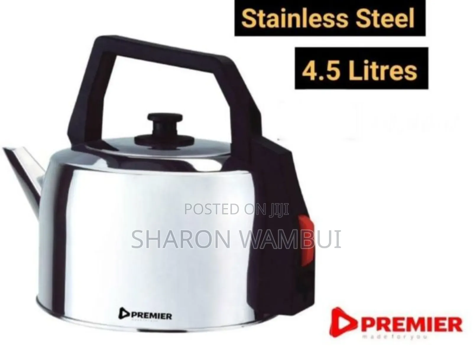 Premier 4.5l Stainless Steel Electric Kettle/4.5l Stainless Kettle