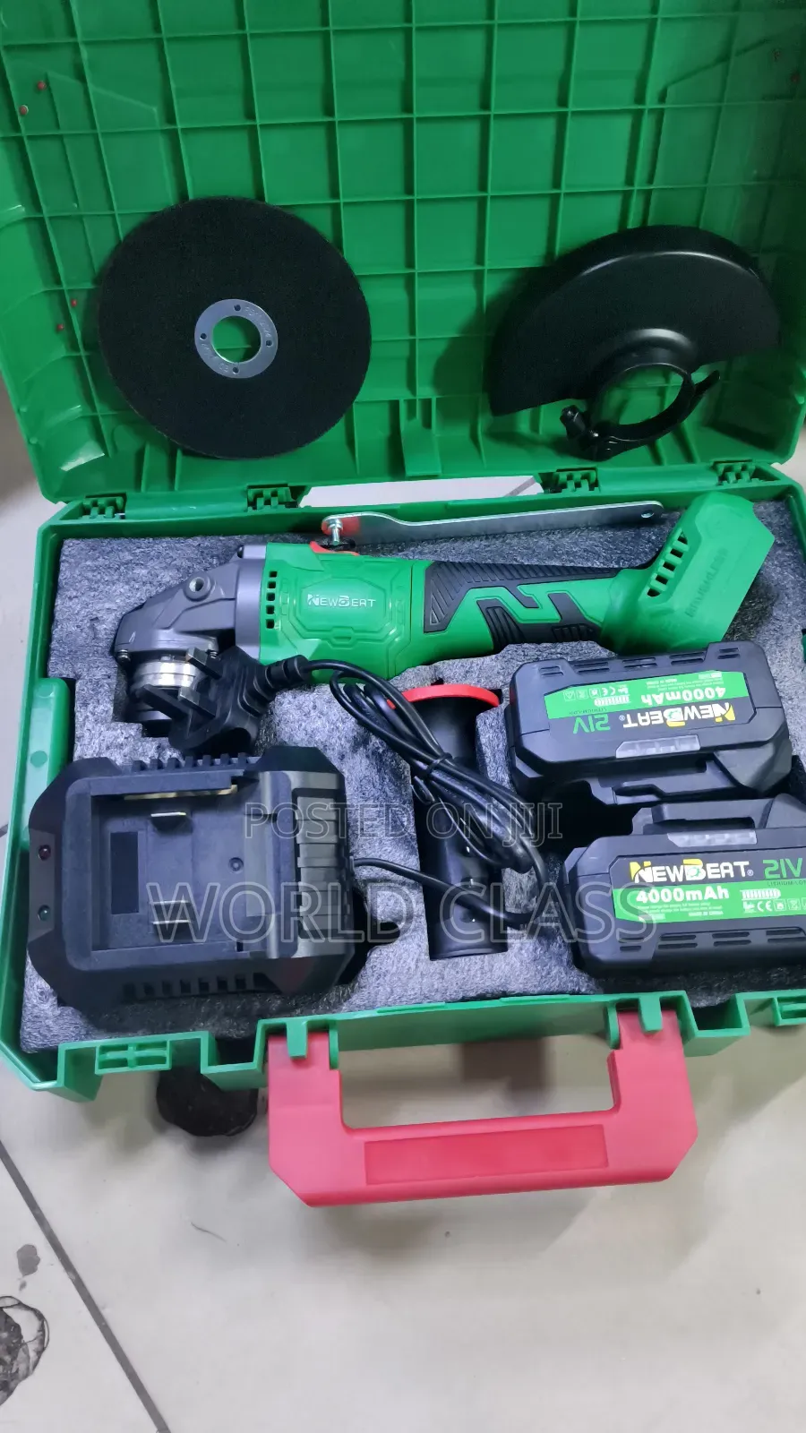 Rechargeable Newbeat 4" Brushless Angle Grinder