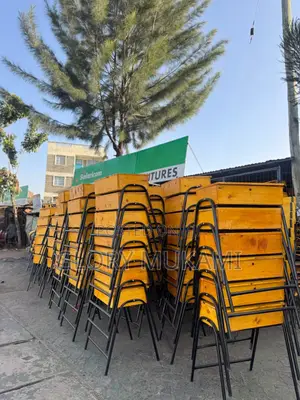 School Lockers And Chairs