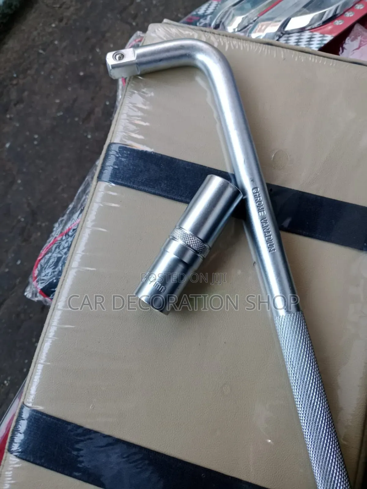 2in1 Chrome Vanadium Socket 21mm Complete With L Handle