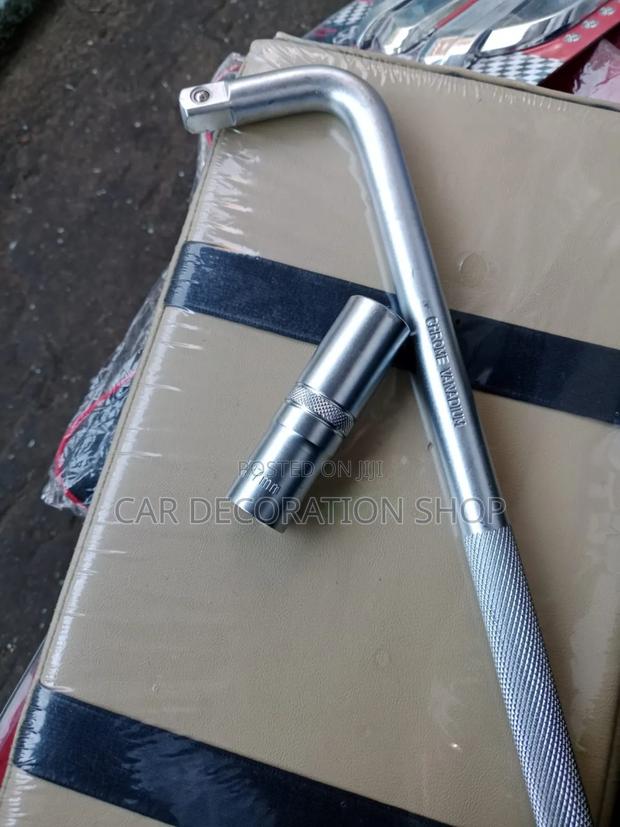2in1 Chrome Vanadium Socket 21mm Complete With L Handle - thumbnail 3