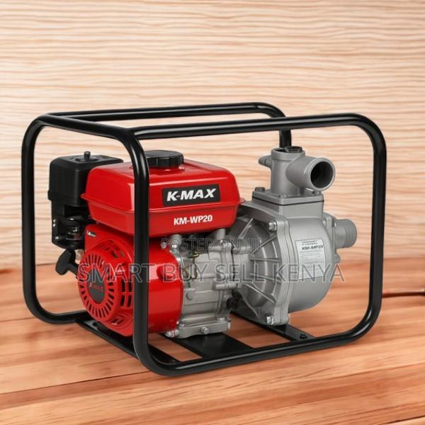 K-Max 2-Inch 7hp Water Pump With Portable Frame and 4-Stroke Engine