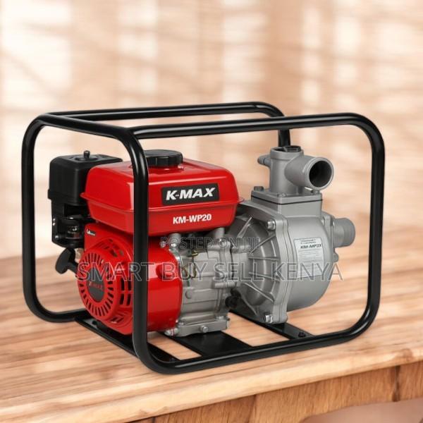 Compact K-Max 2-Inch 7hp Petrol Pump With Portable Steel Cage