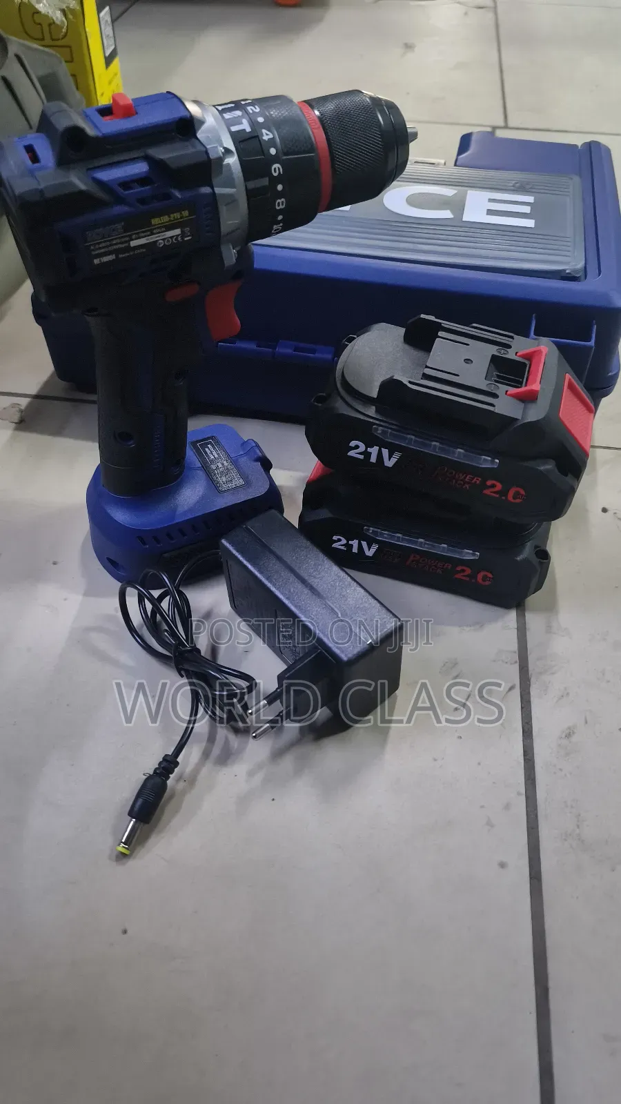 Industrial 21v Brushless Drill Set Royce