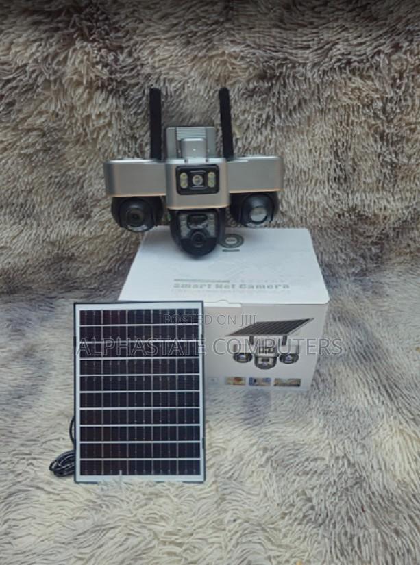 Wireless Outdoor 4g Solar Camera With Triple Lens Motion Detection