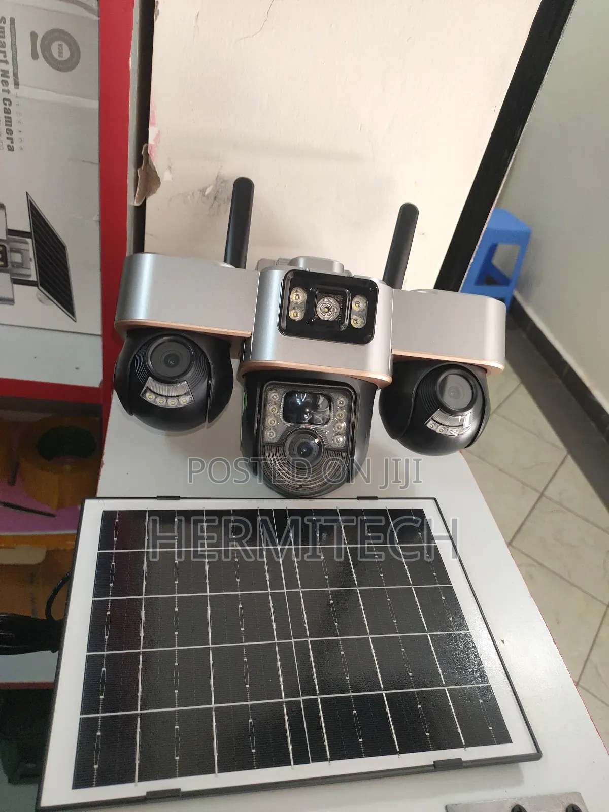 Triple Lens 4g Solar PTZ CCTV Surveillance Cameras