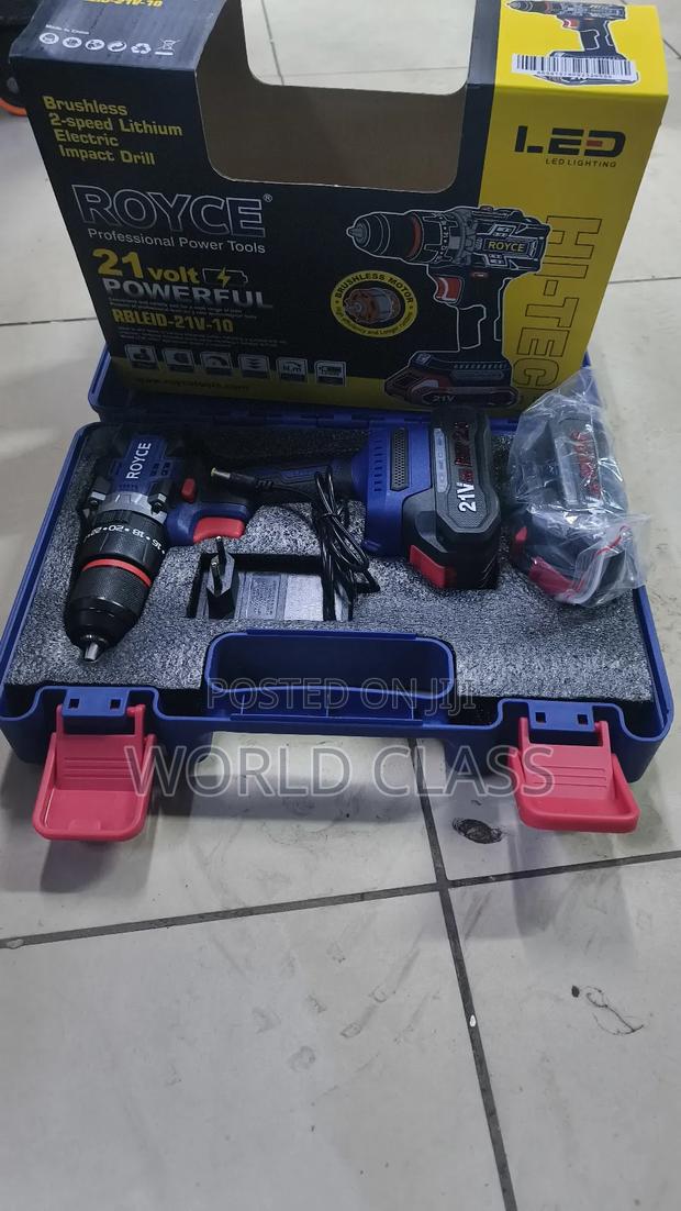 Heavy Duty Royce Cordless Drill 21v Brushless With Hammer - thumbnail 3