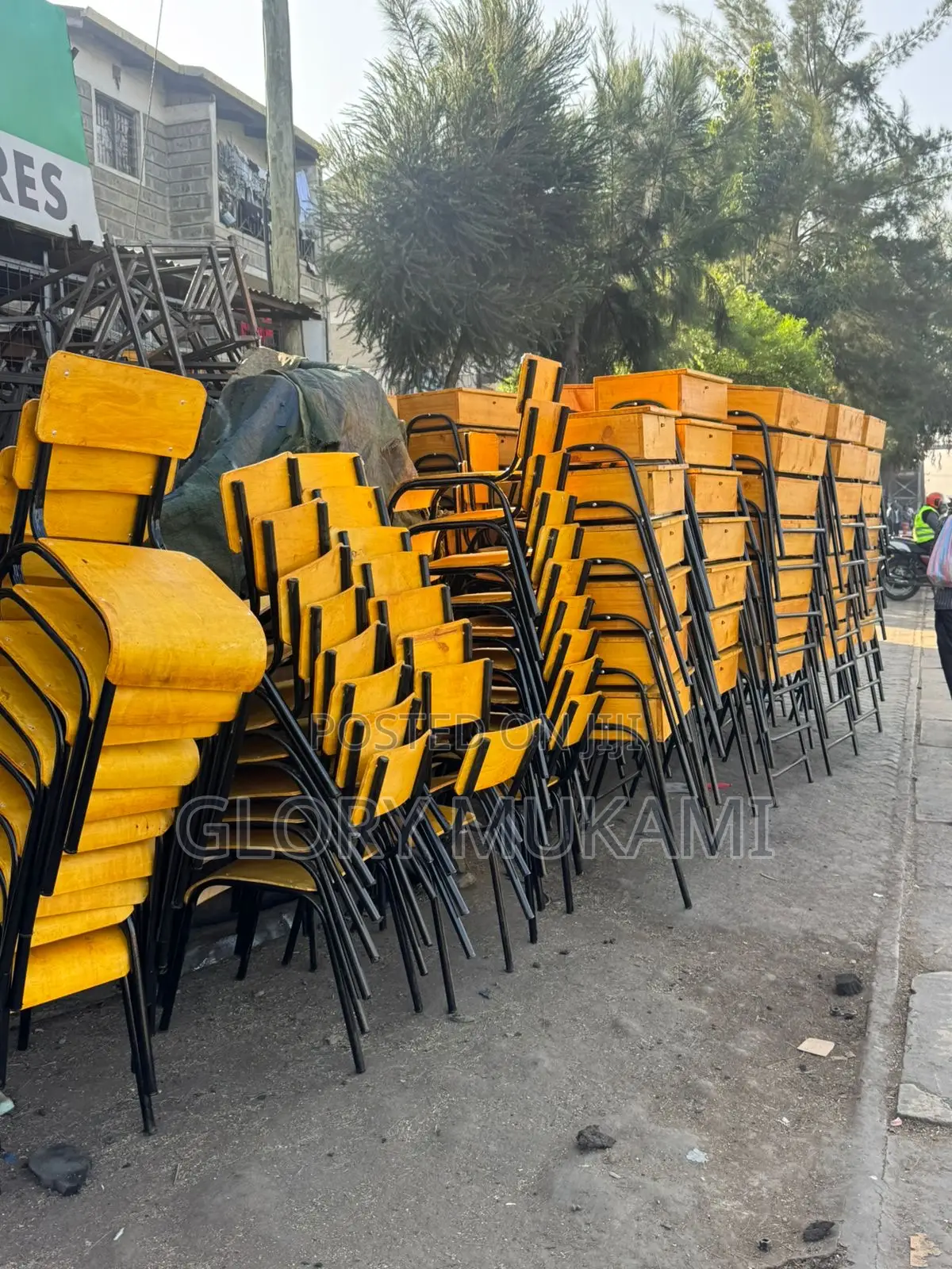Junior Secondary School Lockers And Chairs