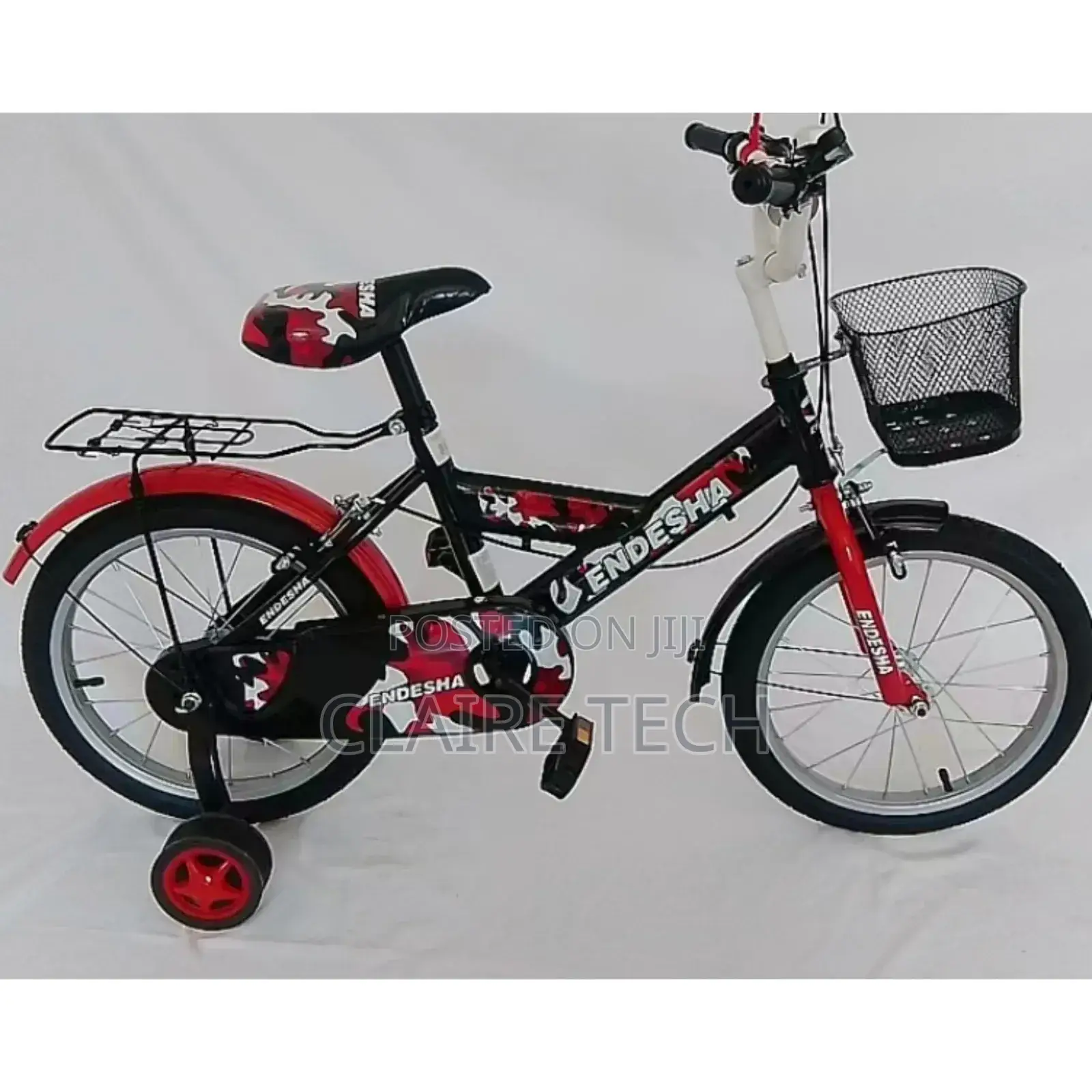 Size 20 Kids Bicycle With Training Wheels, Basket
