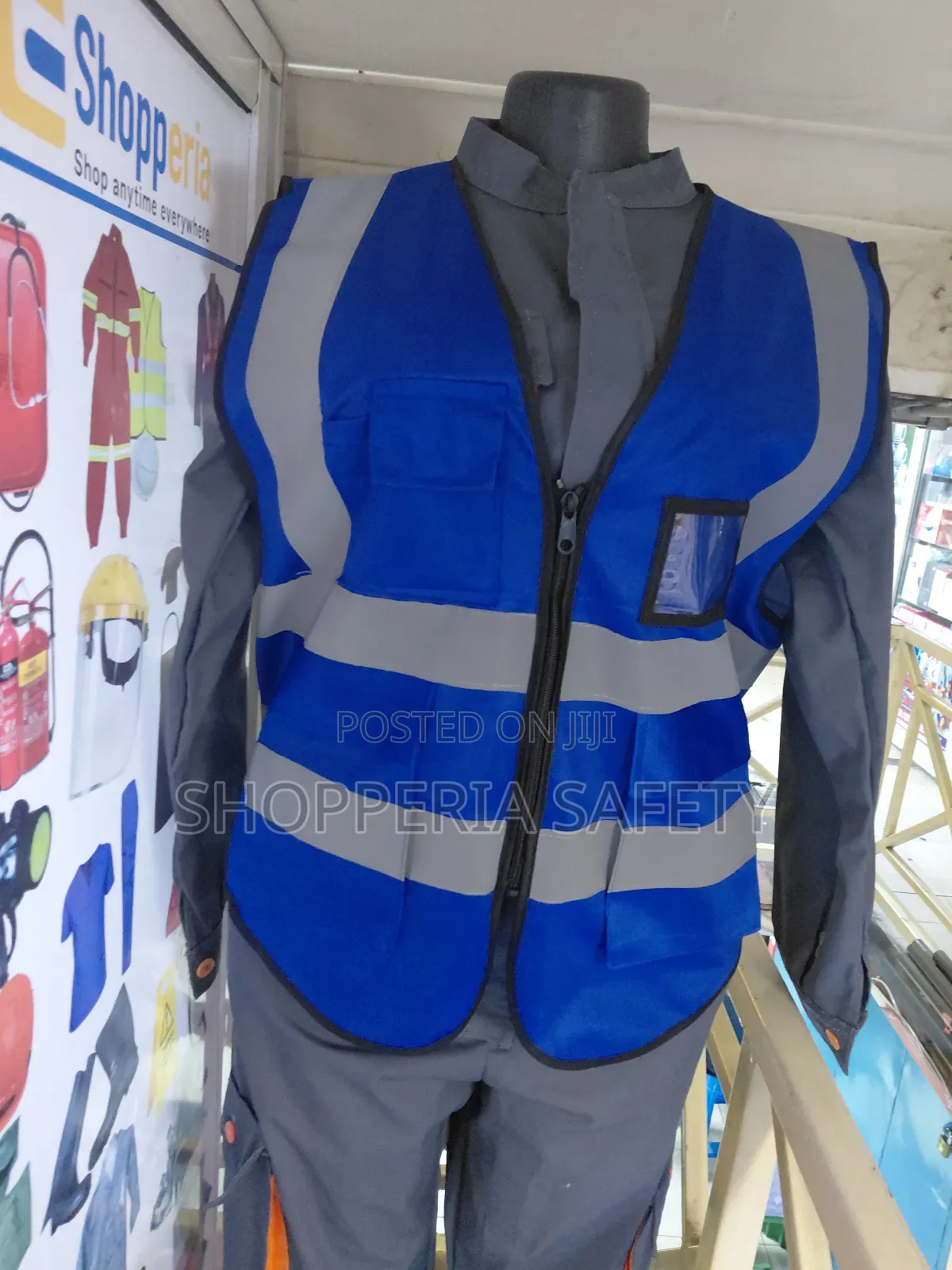 Royal Blue Reflector Jacket