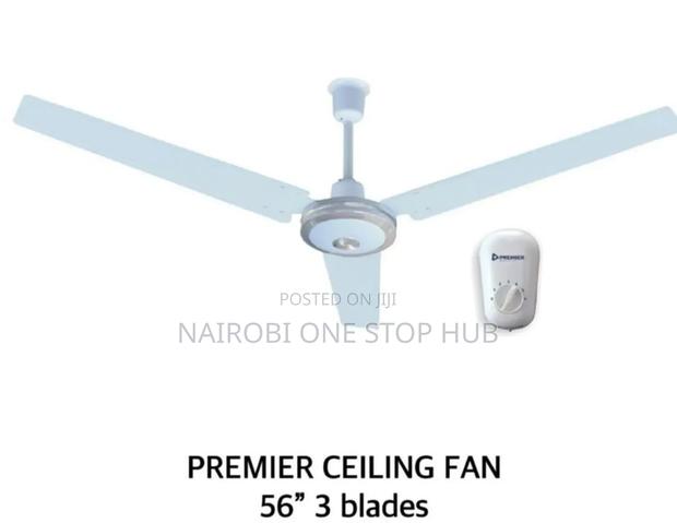 Premier 56-Inch Ceiling Fan With 3 Blades.
