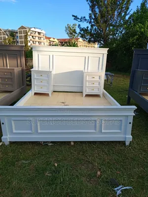 Classic White Panel Bed Frame Size 5 by 6