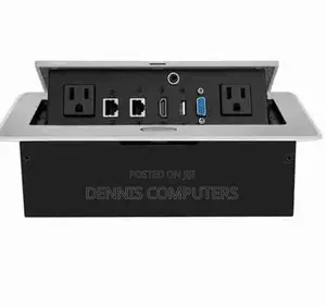 Silver Pop-up Multifunction Socket With 2 Universal Sockets