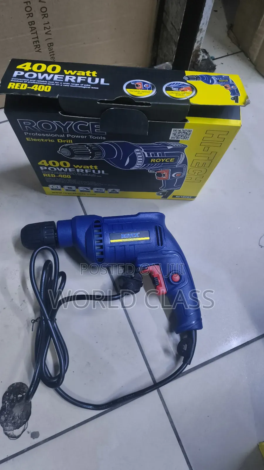 Electric 400w Royce Drill Machine