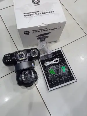 V380 12mp Triple Lens 4g Security Solar Camera With Two-Way Audio