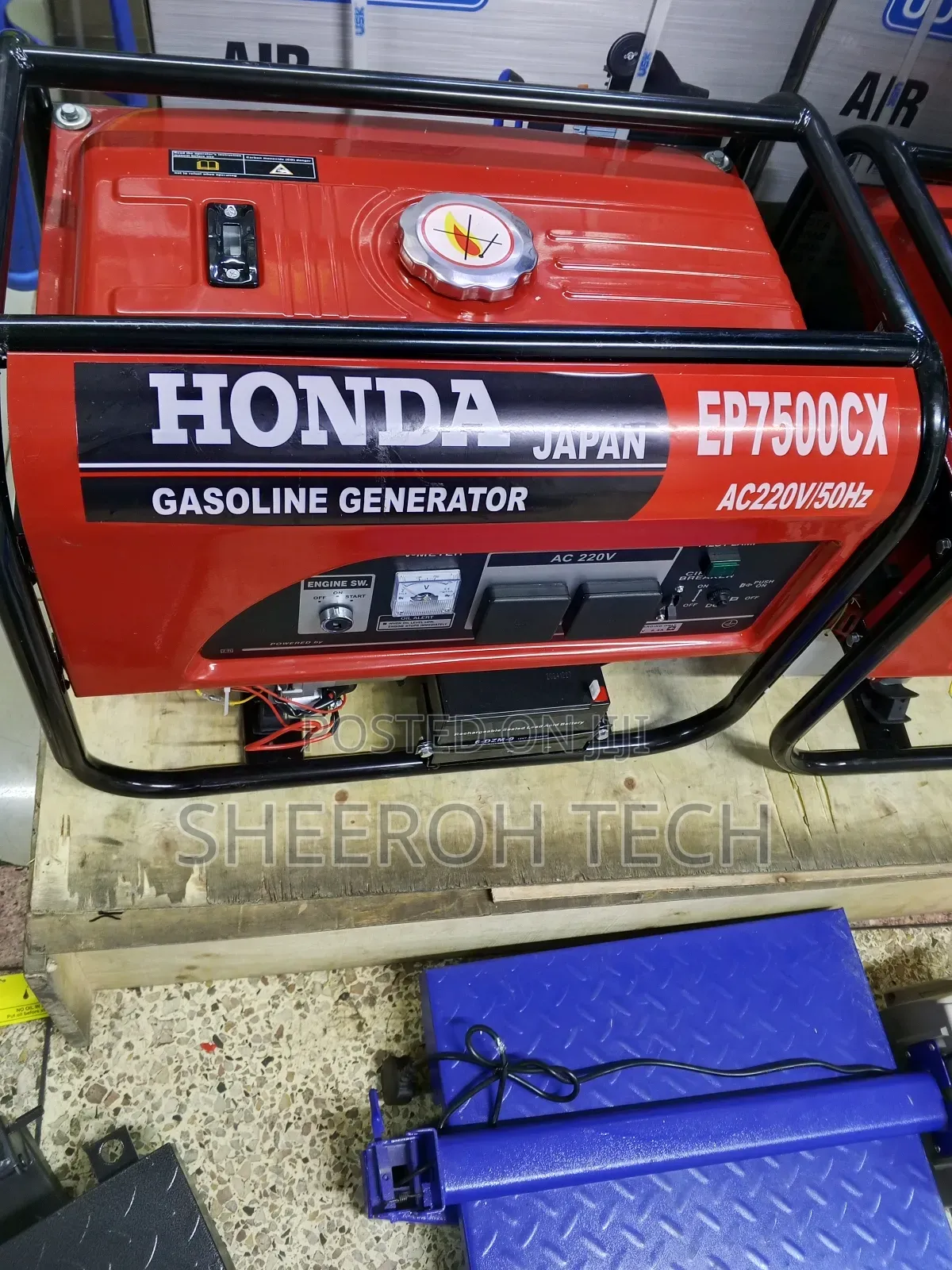 Honda 7.5kva,8hp Keystart Gasoline Generator