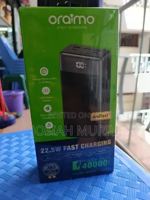 Oraimo Powerbox 400 Vision Opb-7400q *40,000mah Power Bank