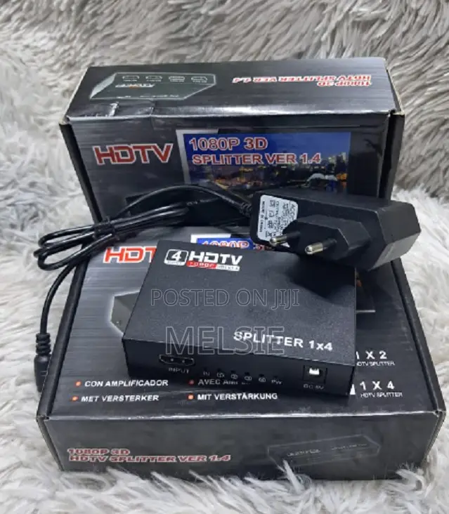 Durable Compact Design Hdmi Splitter 1*4 - Full Hd