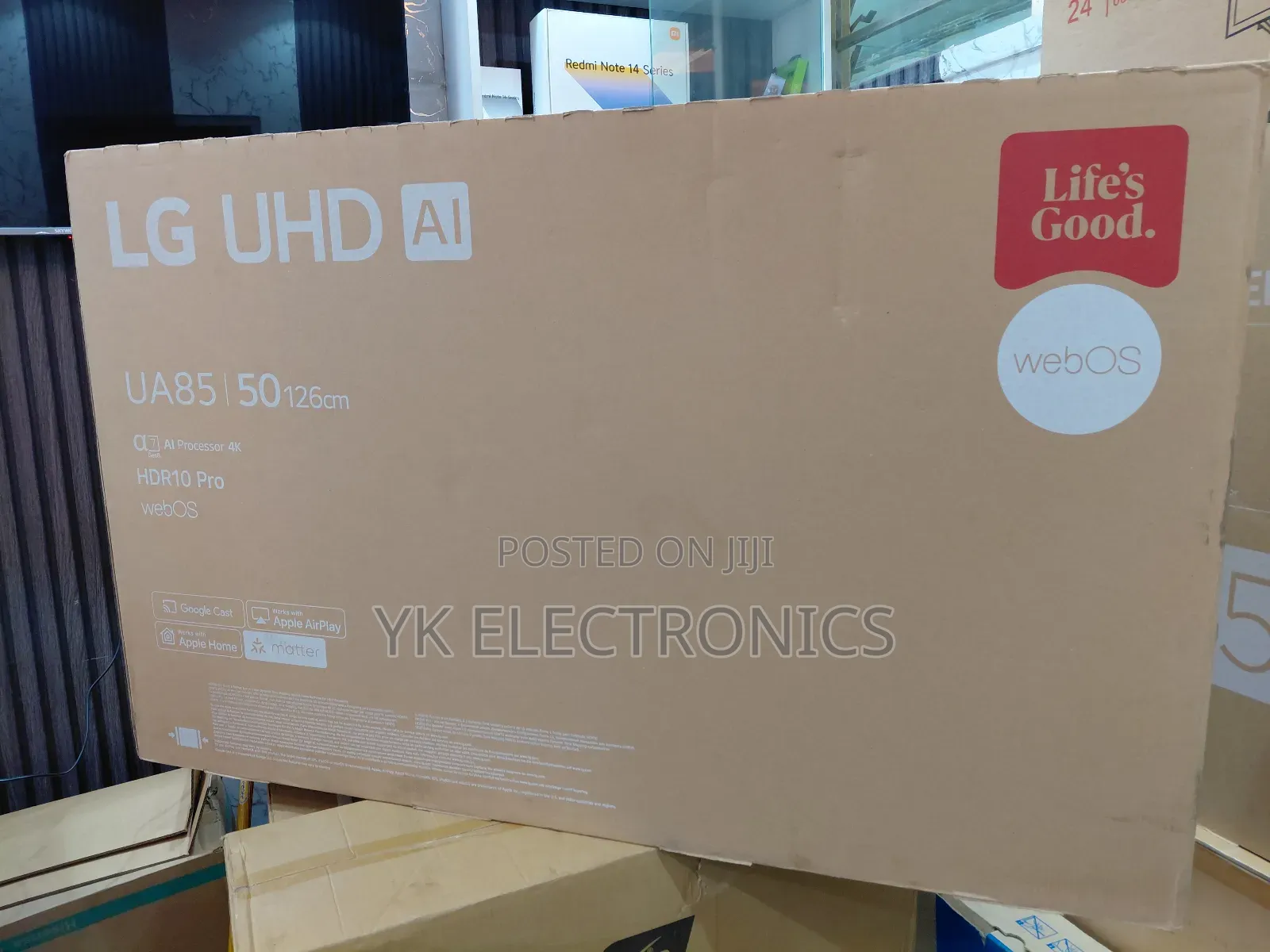 Lg 50 Inch Uhd Ai Ua85 Smart Tv Ai Magic Remote Hdr10 Webos25