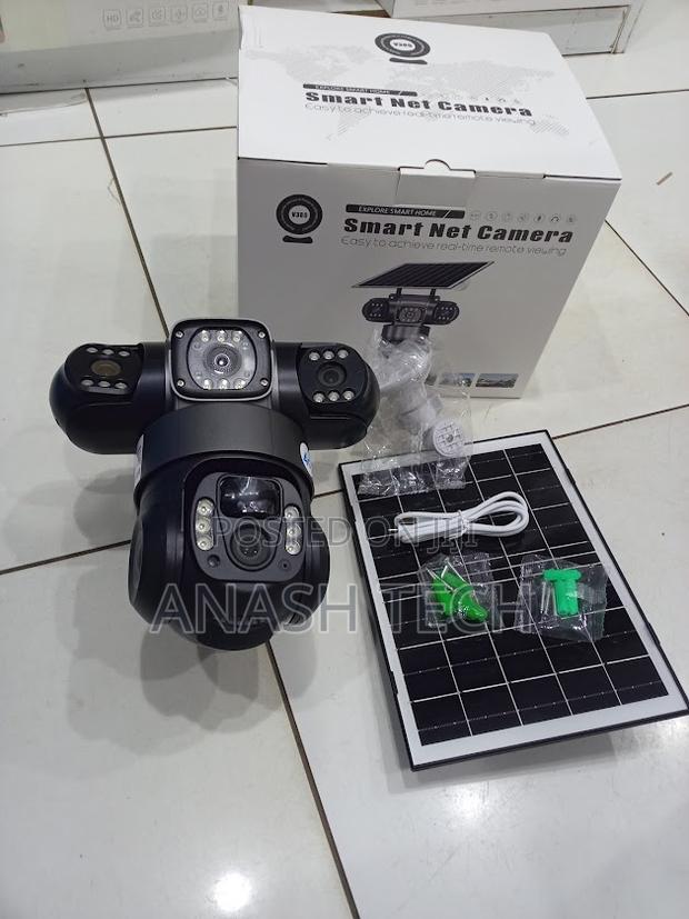V380 Solar Triple Lens Vts28 PTZ Camera With Cloud Storage Support - main view