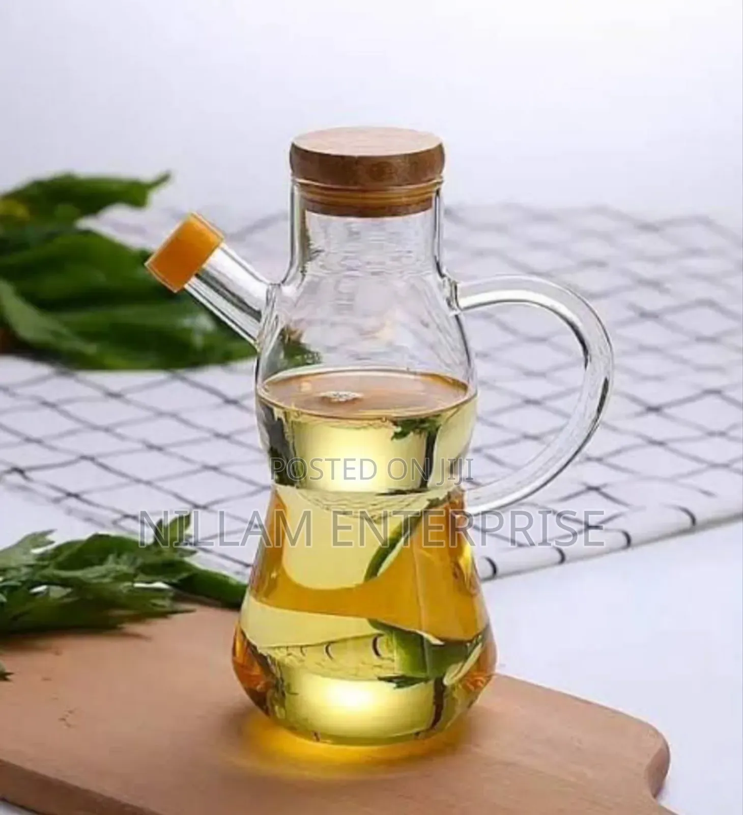 650ml Creative Glass Oil / Vinegar Jar