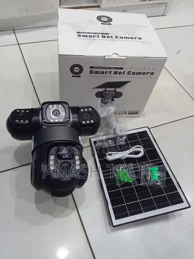 Triple Lens PTZ Solar Camera and Alerts Vts28 Model Newly Restocked