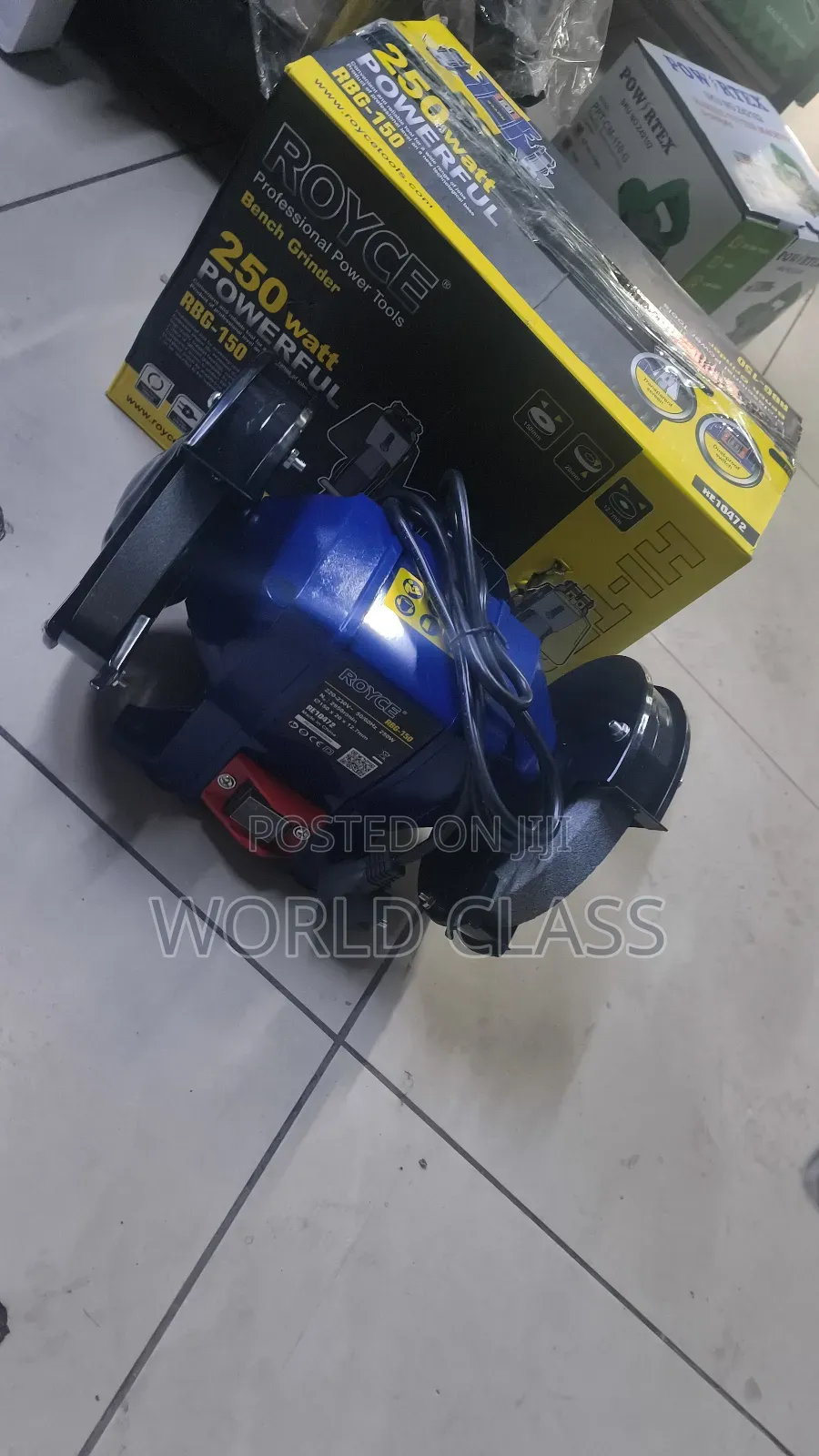 7" Bench Grinder Machine Royce