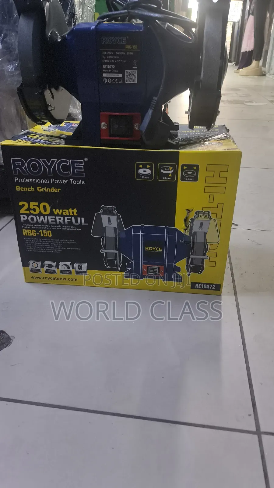 7" Bench Grinder Machine Royce
