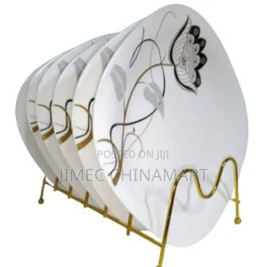 Gold Leaf Accent Plates
6pcs Gold Leaf Ceramic Plates