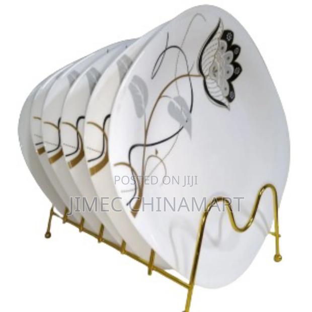 Gold Leaf Accent Plates
6pcs Gold Leaf Ceramic Plates - main view