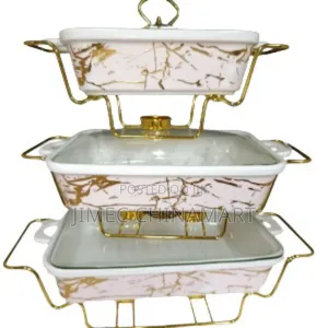 Modern 3pcs Chaffing Dishes Set