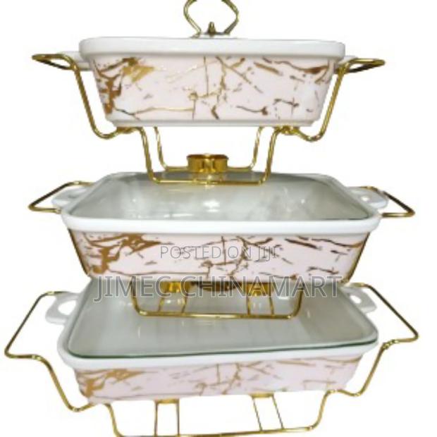 Modern 3pcs Chaffing Dishes Set
