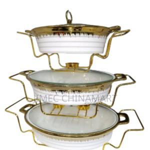 Stylish 3pcs Chaffing Dish Serving Set - thumbnail 2