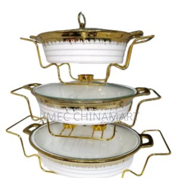 Stylish 3pcs Chaffing Dish Serving Set - main view