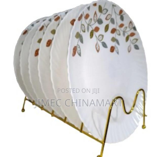 6-PCS Round Ceramic Plates