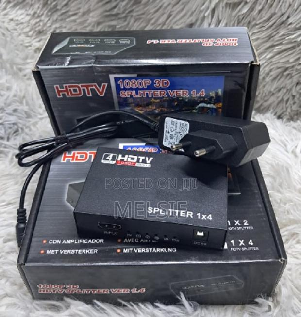 1x4 Hdmi Splitter, 1 in 4 Out Hdmi Splitter Audio Video