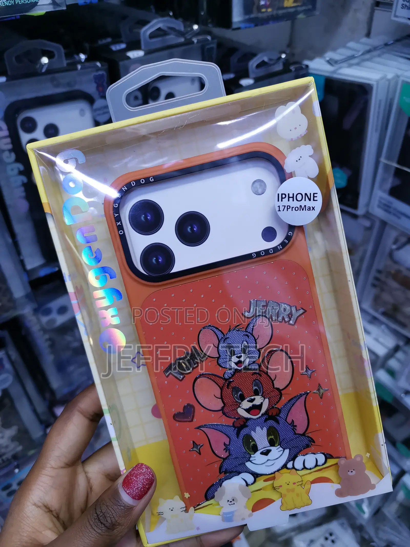 Chilln Apple iPhone 17 Pro Max Tom and Jerry Cartoon Anime Hard Case