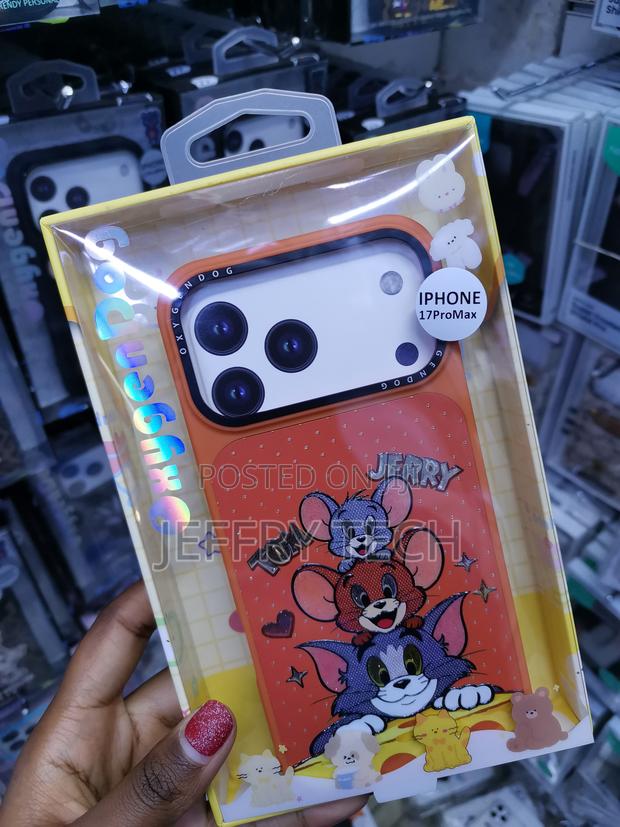 Chilln Apple iPhone 17 Pro Max Tom and Jerry Cartoon Anime Hard Case - thumbnail 3