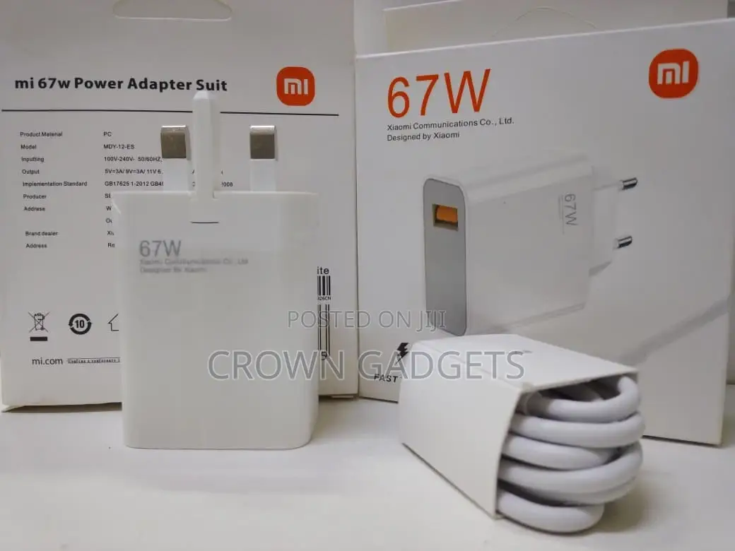 Original Xiaomi 67w Turbo Charging Adapter Combo