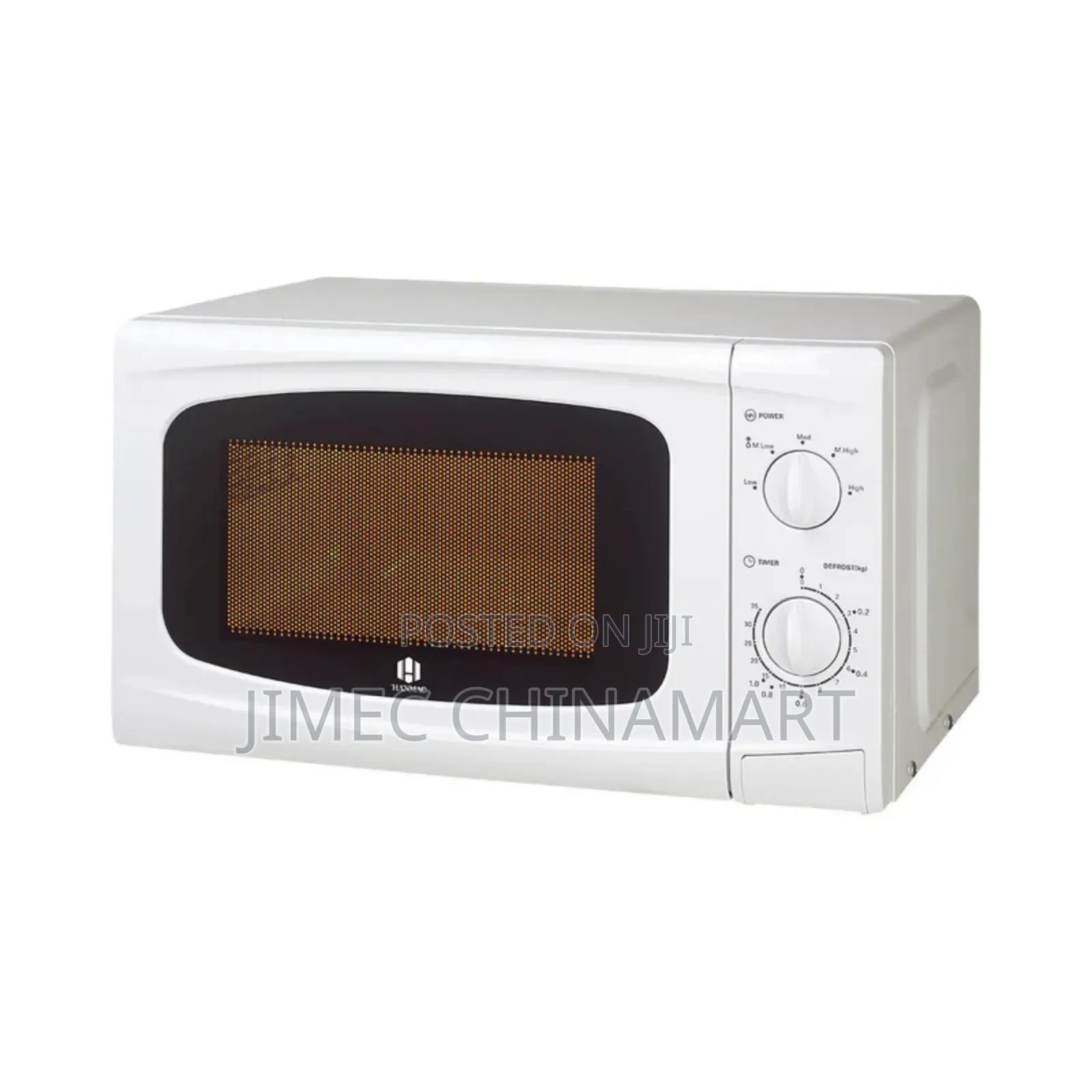 White 20l Hanmac Manual Microwave