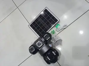V380 Pro 6mp 4g Triple Lens PTZ Solar Camera With 10800mah Battery