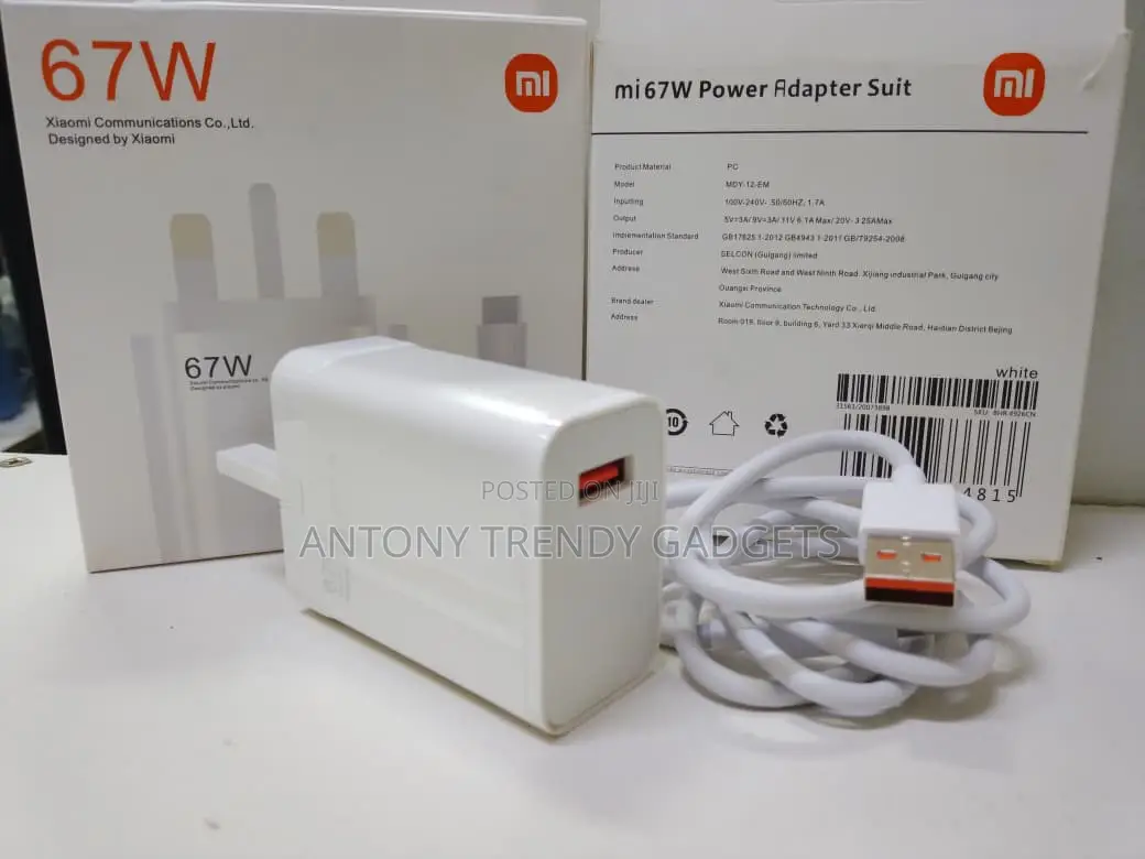Xiaomi 67w Charging Combo (Type-A)